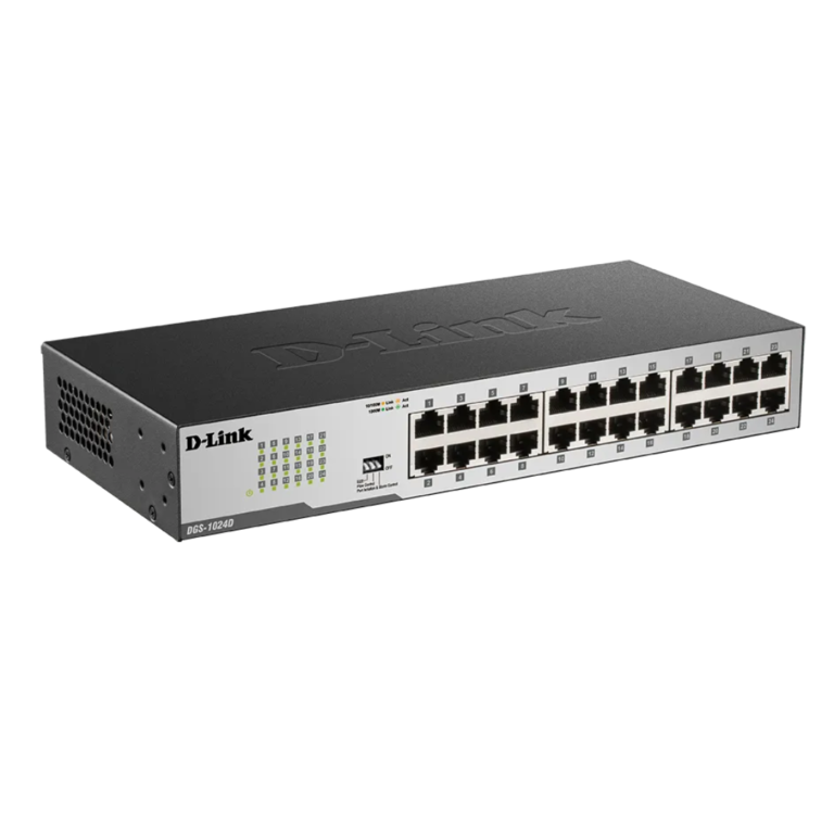 D-Link 24-Port Gigabit Unmanaged Desktop Switch DGS-1024D