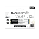 TEAMGROUP MP33 512GB 2 Pack SLC Cache 3D NAND TLC NVMe 1.3 PCIe Gen3x4 M.2 2280 Internal Solid State Drive SSD