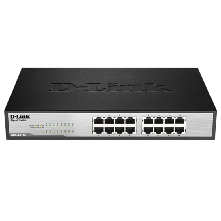 D-Link 16 Port Gigabit Unmanaged Switch DGS 1016C