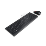 Lenovo 160 Wired Mouse And Keyboard Combo Eng US KB Black