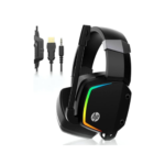 HP H320 USB 3.5mm Wired 4D Stereo 7.1 Surround Sound Gaming Headphone Headset with Microphone, Skin Friendly