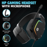 HP H320 USB 3.5mm Wired 4D Stereo 7.1 Surround Sound Gaming Headphone Headset with Microphone, Skin Friendly