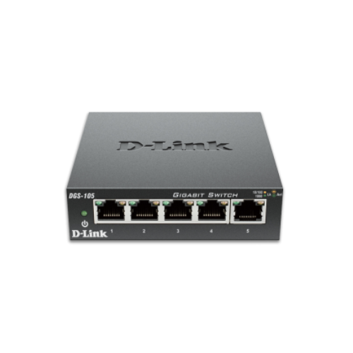 D-Link 5 Port Gigabit Unmanaged Desktop Switch DGS 105