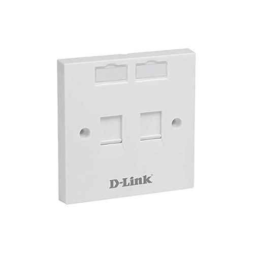 D-Link Cat 6 UTP Face Plate - NFP-0WHI21