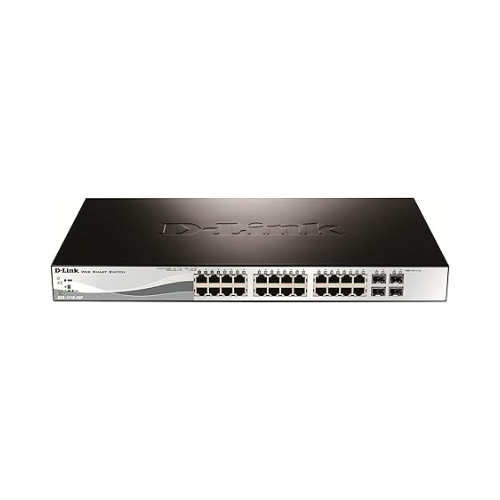 D-Link DES-1210-28P - 24-port Fast Ethernet PoE_PoE+ Smart Switch