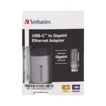 Verbatium- Usb C to Gigabit Ethernet Adp 10cm Cable