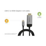 Verbatium- Usb C to Hdmi Adapter 1.5m Cable