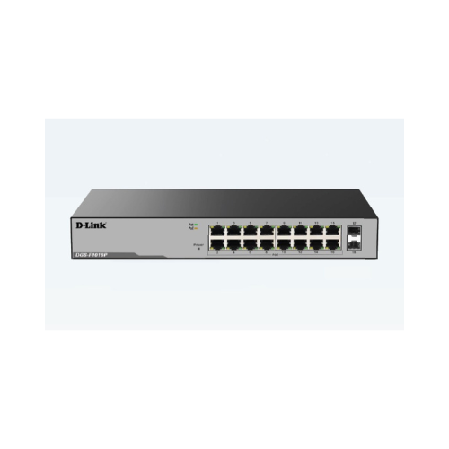 D-Link DGS-F1016P, 16-Port Gigabit Unmanaged POE Switch