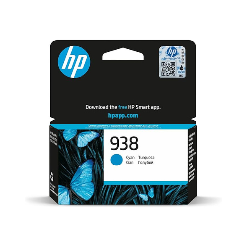 HP 938 Cyan Original Ink Cartridge