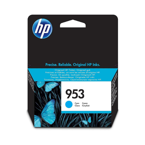 HP F6U12AE 953 Original Ink Cartridge, Cyan, Single Pack