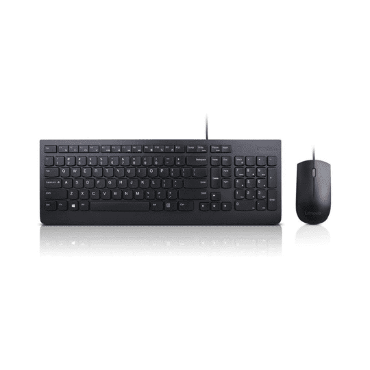 Lenovo 160 Wired Mouse And Keyboard Combo Eng US KB Black Lenovo 160 Wired Mouse And Keyboard Combo Eng US KB Black